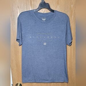 Billabong Mens Gray Graphic Loose Fit T-Shirt Size Medium
